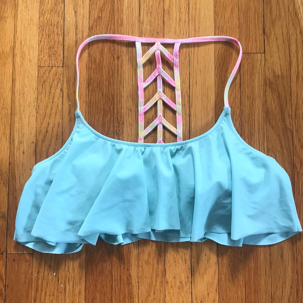 PINK by Victoria’s Secret flounce bikini top - M